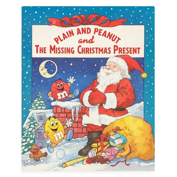 The Missing Christmas Present Plain and Peanut M&M's Children’s Book - Picture 1 of 8